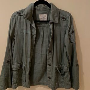 Vintage American Eagle Olive Green Flannel